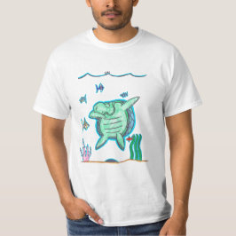 Silas Hannekens Schildkröte-Klecks T-Shirt
