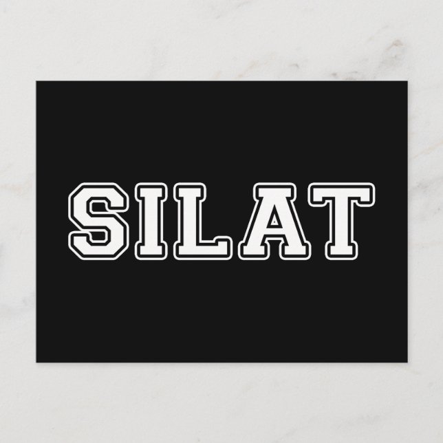 Silat Postkarte (Vorderseite)