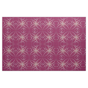 Silber auf Magenta Stoff