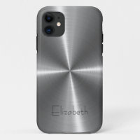 Silber-Edelstahlprint