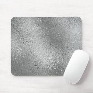Silber g schimmernder irisierender abstrakter Hint Mousepad