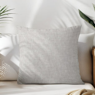 Silber gefrorene Winterwäsche Textur Kissen