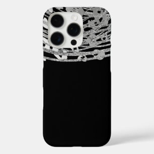 Silber Glamour Cheetah Druck Exotischer Tierdruck iPhone 16 Pro Hülle
