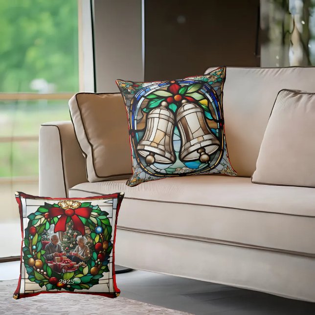 Silber Glocken Imitate gestanztes Glas Kissen (Von Creator hochgeladen)