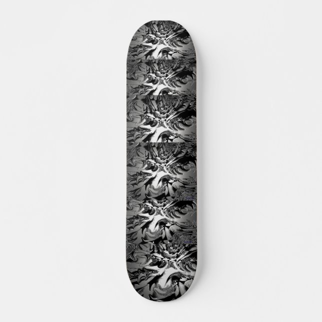 Silber-Gravur Skateboard (Vorne)