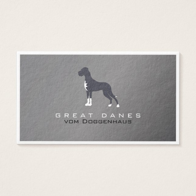 Silber Great Dane (Vorderseite)