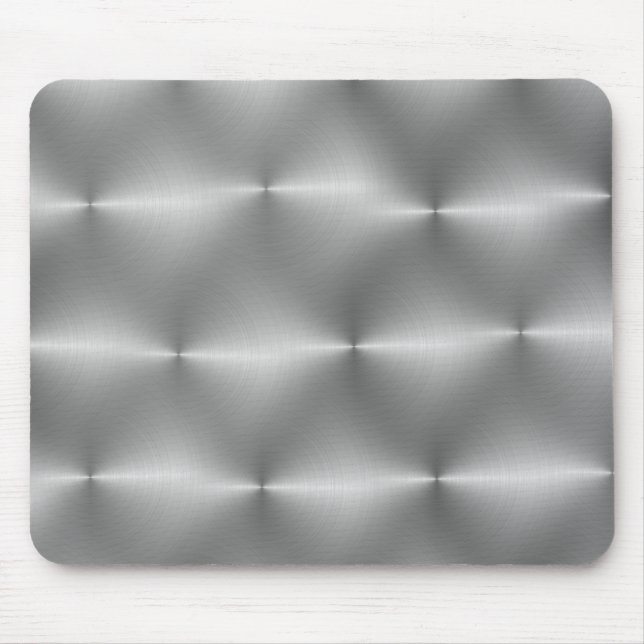 Silber handbrushed mousepad (Vorne)