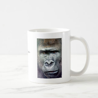 Silber-hinterer Gorilla II Kaffeetasse