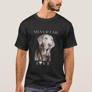 Silber Labrador Retriever Hund T-Shirt