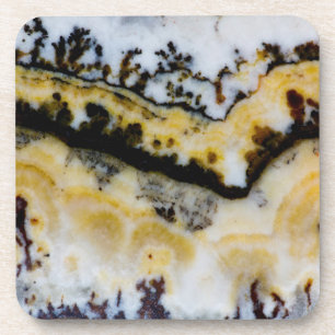 Silber-Lace-Onyx Getränkeuntersetzer