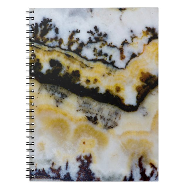 Silber Lace Onyx Notizblock (Vorderseite)