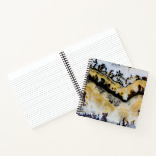 Silber-Lace-Onyx Notizbuch