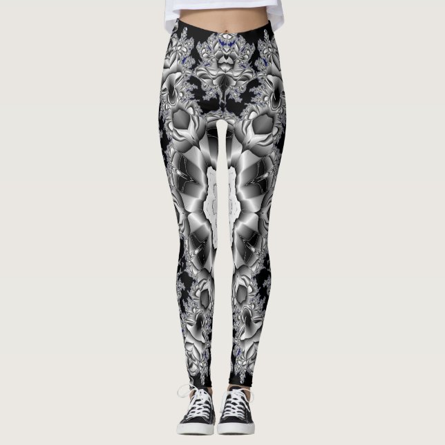 Silber Leggings (Vorderseite)