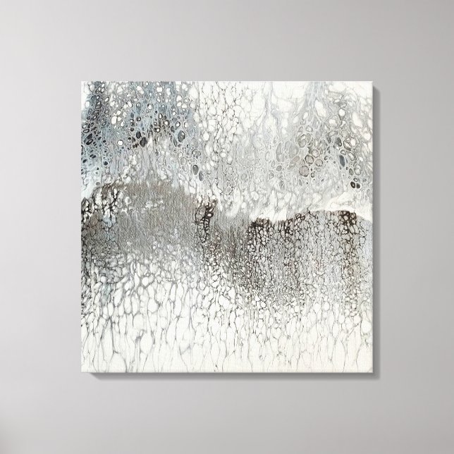 Silber Leinwanddruck (Vorderseite)