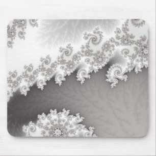 Silber Linien Mauspad