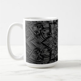 Silber-Mandala-Tasse Kaffeetasse