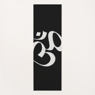 Silber Om Yogamatte