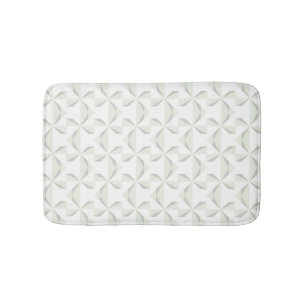 Silber Pinwheels Badematte
