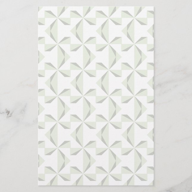 Silber Pinwheels Briefpapier (Vorderseite)