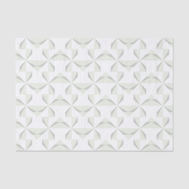 Silber Pinwheels Seidenpapier (Vorderseite)