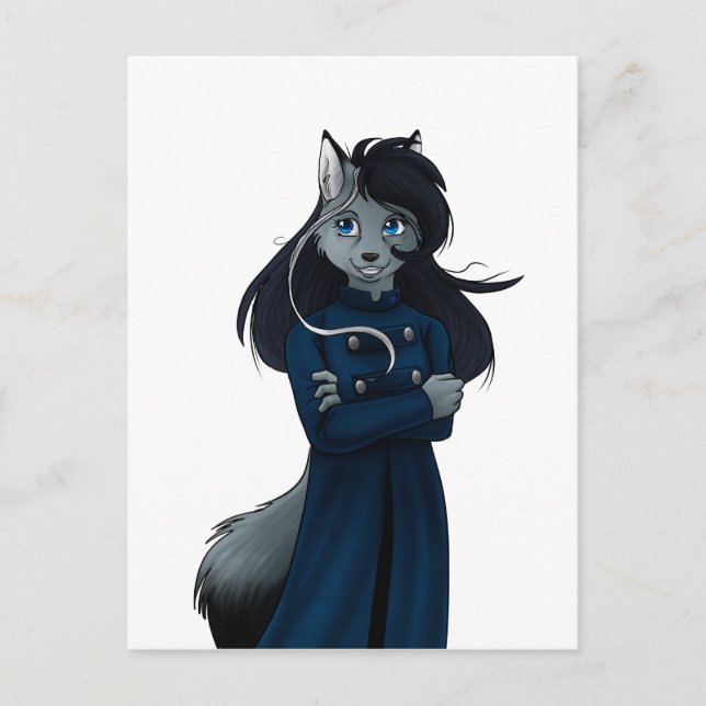 Silber Postkarte (Vorderseite)