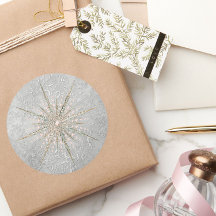 Silber Schneeflocke Rosa Vintager Winter