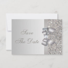 Silber-Sequenzen, Bow & Diamond Save the Date