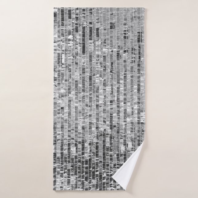 Silber-Sequenzen nahtlos Muster Badehandtuch (Badehandtuch)
