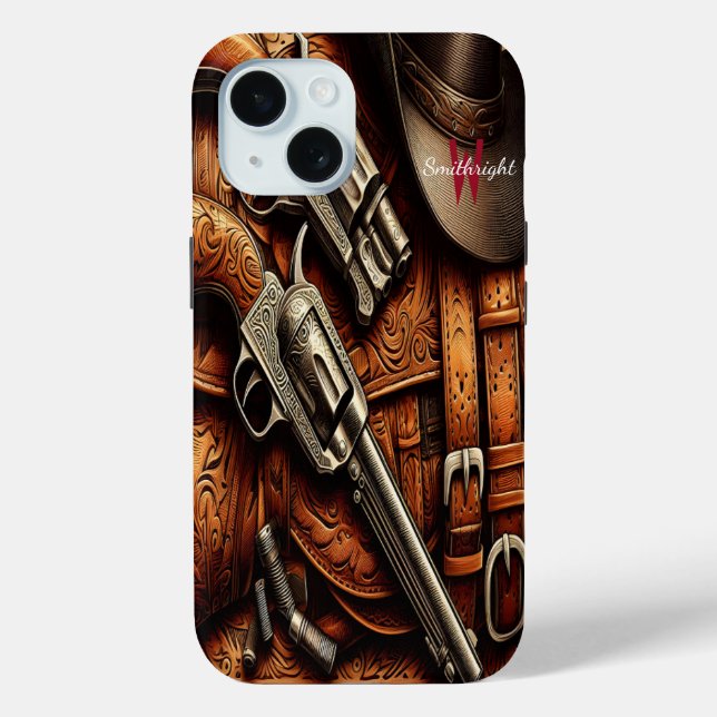 Silber-Showdown Case-Mate iPhone Hülle (Rückseite)