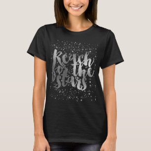 Silber spielt inspirierend Zitat die Hauptrolle T-Shirt