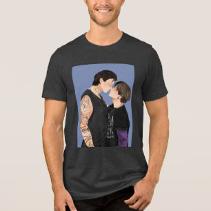Silber Süß St Kobalt Tri-Blend Shirt