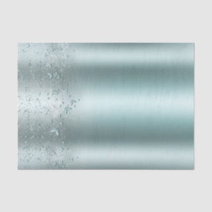 Silber Teal Aqua Schmetterling Flatternde Süße 16 Seidenpapier
