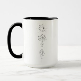 Silber Unalome Gruppe Tasse