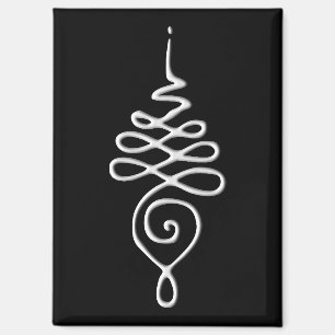 Silber Unalome Magnet