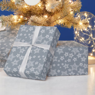 Silber und Glitter Geschenkpapier