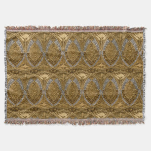 Silber- und Gold-Art-Deco-Muster Decke