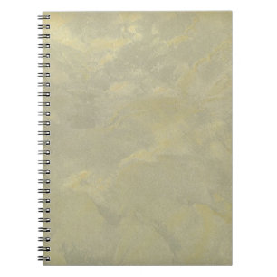 Silber- und Gold-Metallputz Notizblock