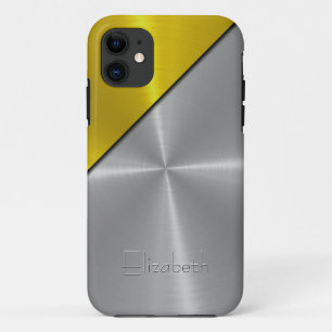 Silber und Gold Shiny Steel Metal title_seo2