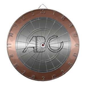 Silber-und Mosaik-BronzeEdelstahl-Metall Dartscheibe