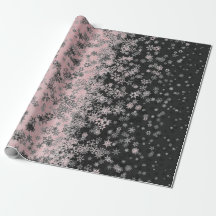"Silber und Rosa Schneeflocken