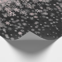 "Silber und Rosa Schneeflocken