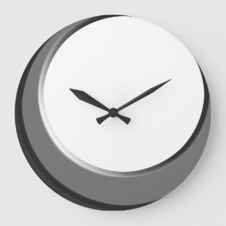Silber und Weiß Retro Moderne Küchenmauer Uhr