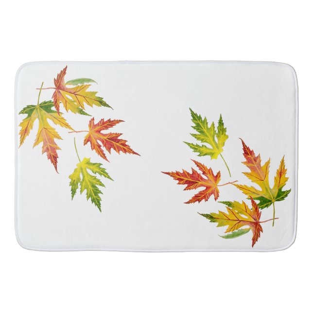 Silberapfel auf einer Badematte (Vorderseite)