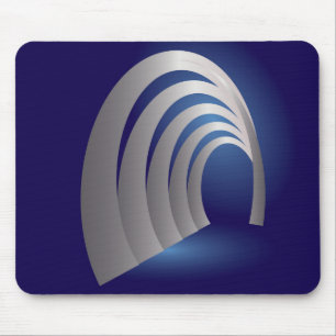 Silberarkettentunnel Mousepad
