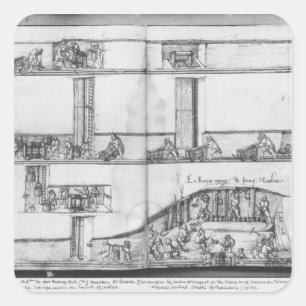 Silberbergwerk von La Croix-Zusatz-Bergwerken, Quadratischer Aufkleber