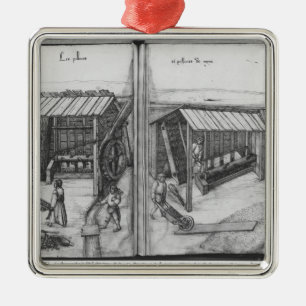 Silberbergwerk von La Croix-Zusatz-Bergwerken, Silbernes Ornament