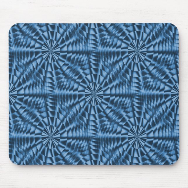 Silberblaue Blasen... Mousepad (Vorne)
