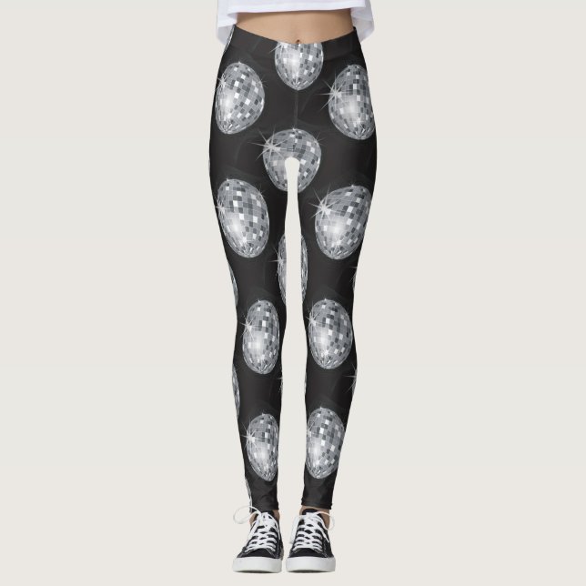 Silberdisco-Leggings Leggings (Vorderseite)