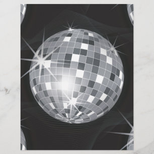 Silberdiskoball Briefkopf
