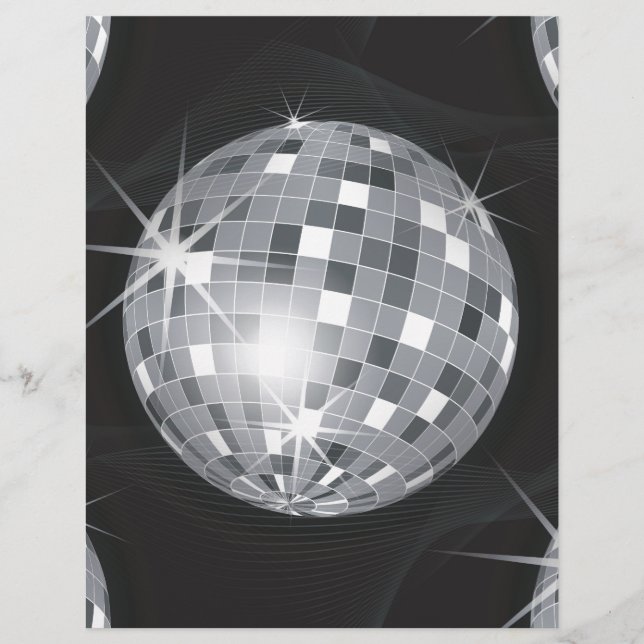 Silberdiskoball Briefkopf (Vorderseite)